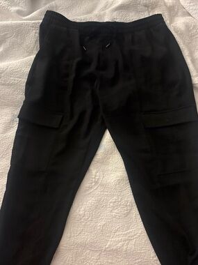 Banana Republic Black Cargo Jogger Pants